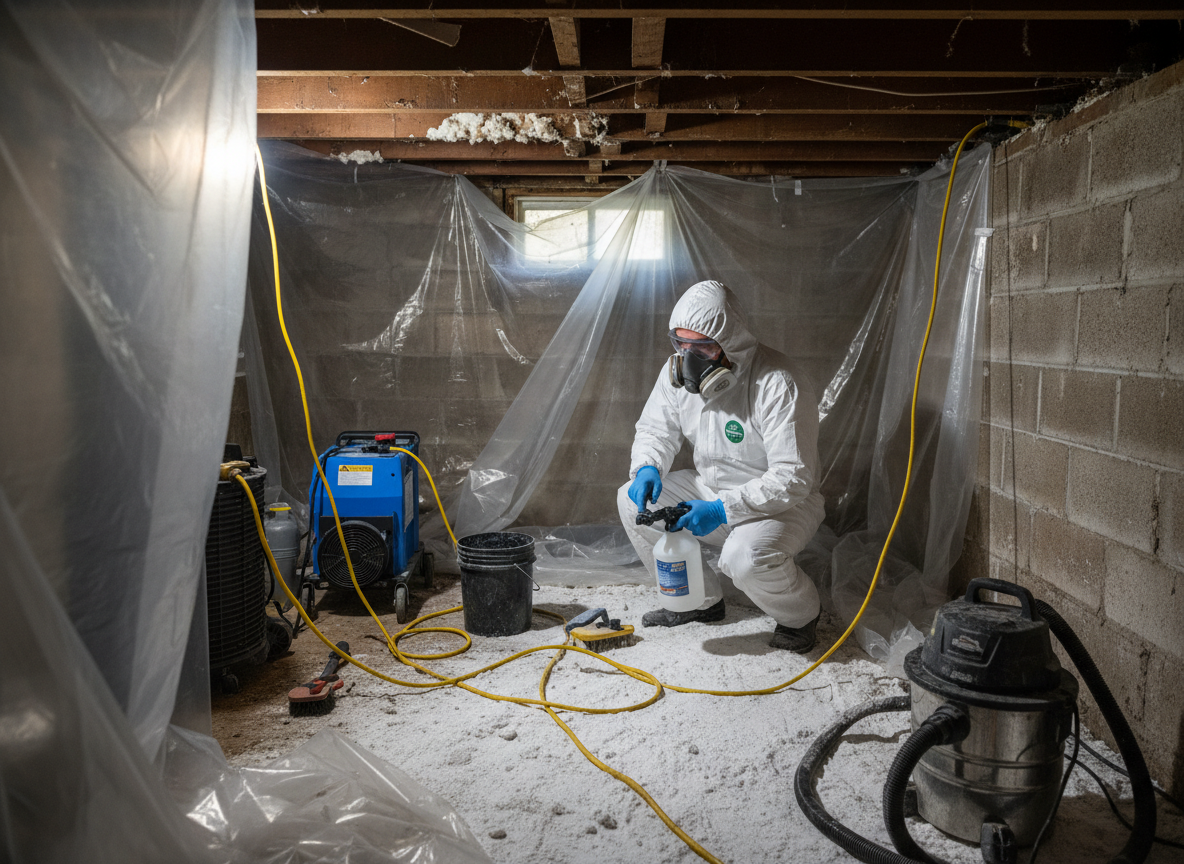 crawl space mold removal in Patton